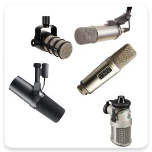 Pro FM Broadcast - Microphones selection