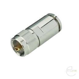 Pro FM Broadcast - Aircom Plus-Ecoflex 10 UHF-Connector Male