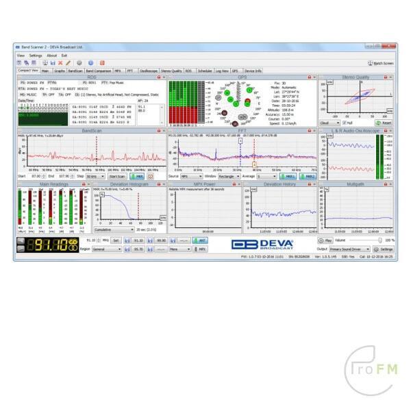 Pro FM Broadcast - Deva Band Scanner 2 FM & MOD Analyzer 02