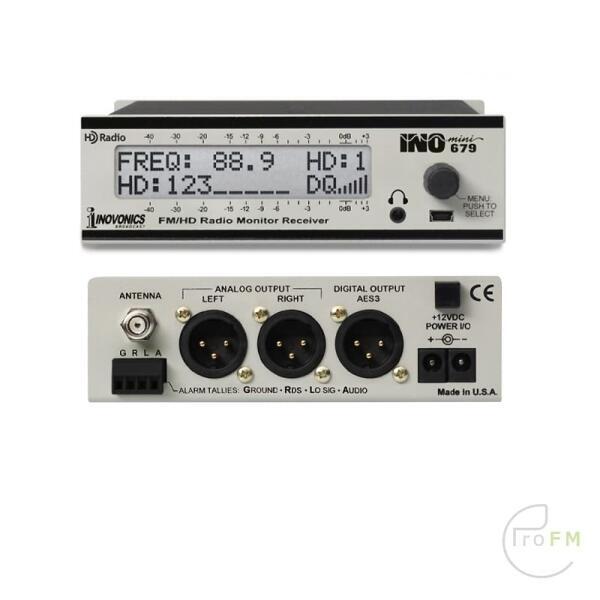 Pro FM Broadcast - Inovonics 679 INOmini FM-HD Receiver