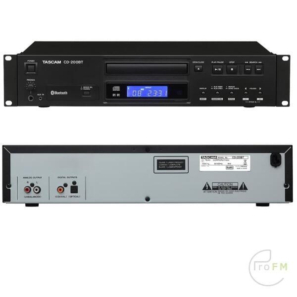 Pro-FM-Broadcast-Tascam-CD-200BT-CD-Player.