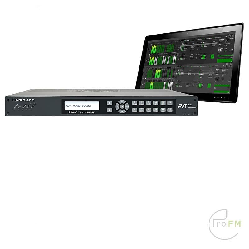 Pro FM Broadcast - AVT MAGIC ACX Dante Tablet