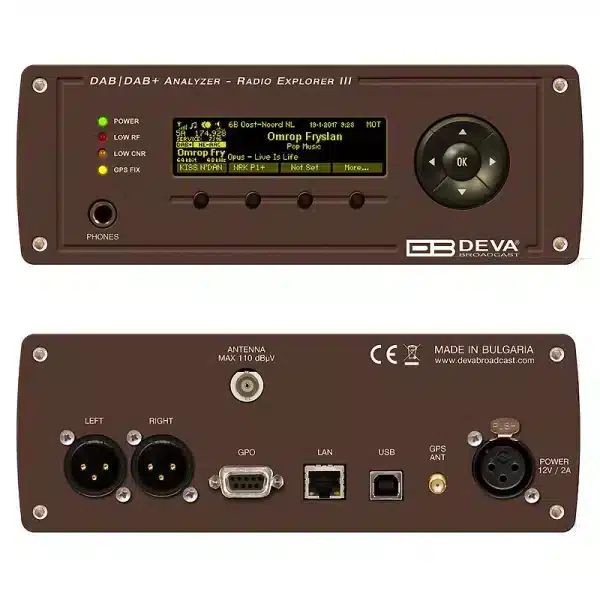 Deva Broadcast Radio Explorer III Mobile DAB Radio Analyzer