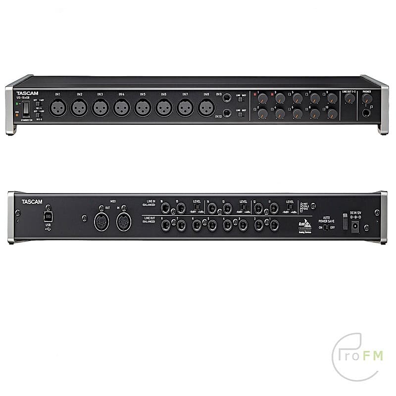 Tascam US-16x08 USB Audio/MIDI Interface - ProFM Broadcast