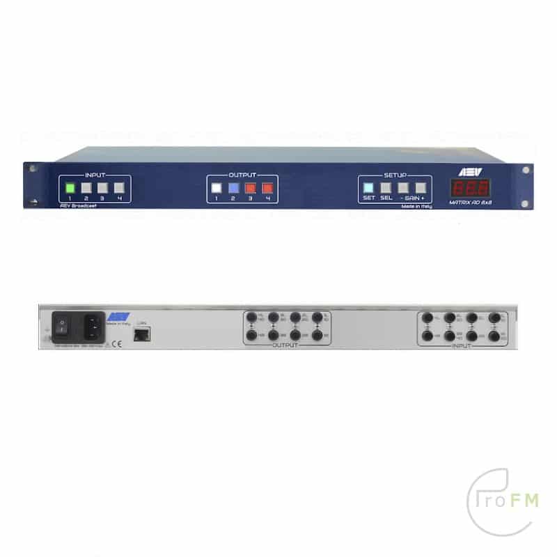 ProFM Broadcast - AEV Matrix 4x4 Switcher
