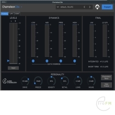 Pro FM broadcast Audio Chameleon C6 Audio Processor Software Main screen