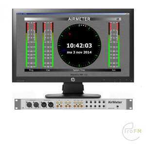 ProFM Broadcast - D&R Airmeter Audio interface - Clock-PPM meter