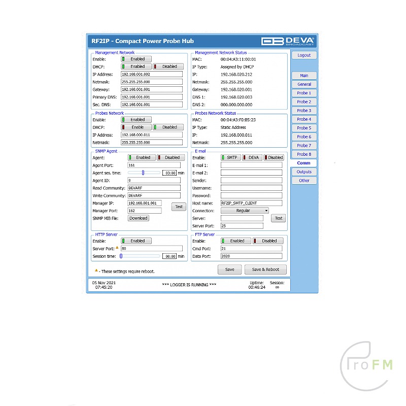 Pro FM Broadcast - Deva Compact RF2IP Monitoring Tool 05