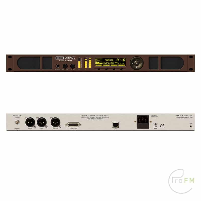 ProFM Broadcast - Deva DB3010 FM Radio & IP Audio Monitoring